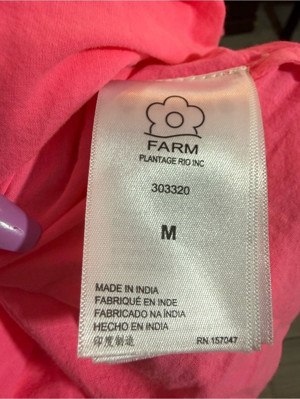 FARM Rio Hot Pink Eyelet Tiered Maxi Dress - Picture 10 of 13